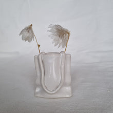 Load image into Gallery viewer, Mini Tote Bud Vase - White #2
